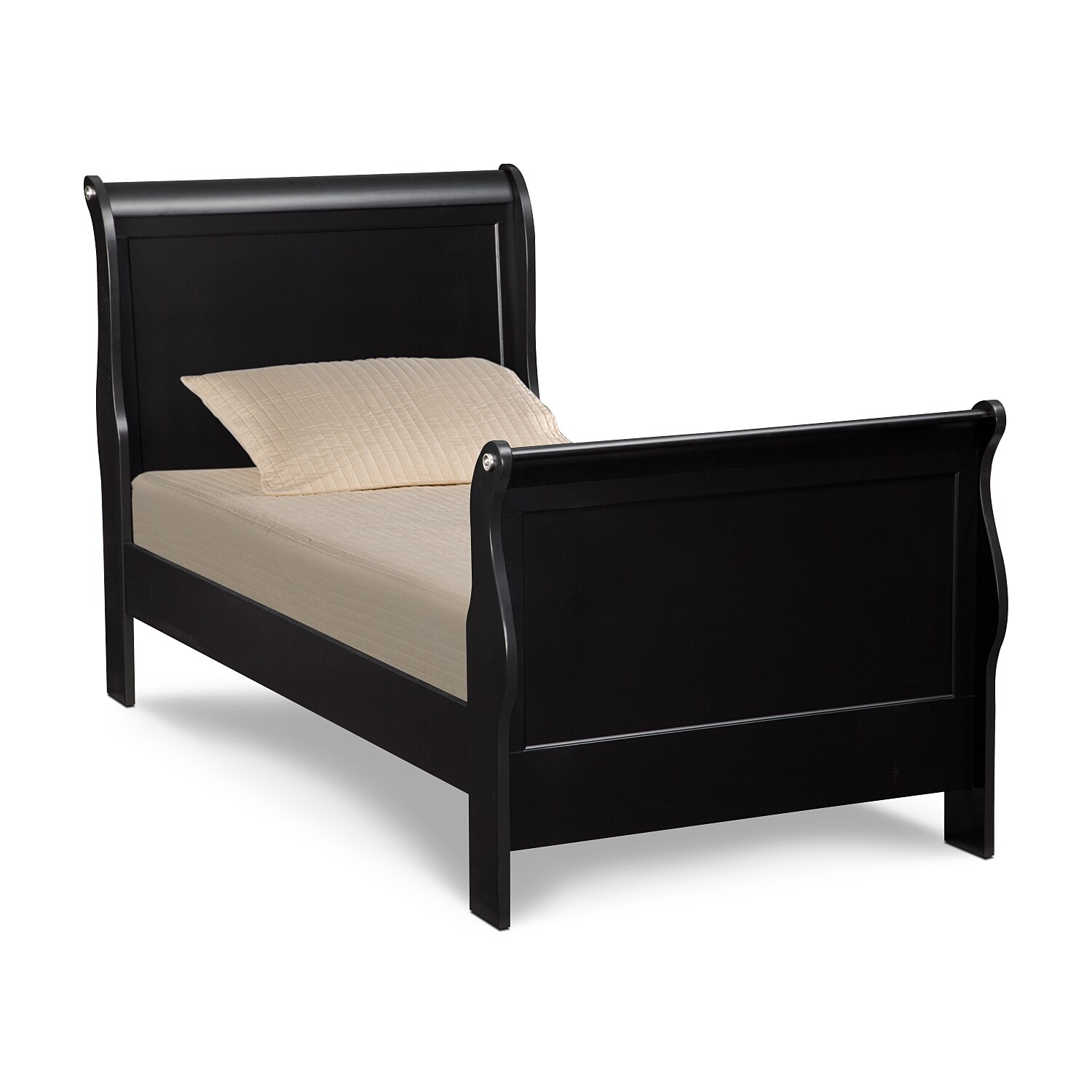 Neo Classic Youth Full Bed Black Value City Furniture