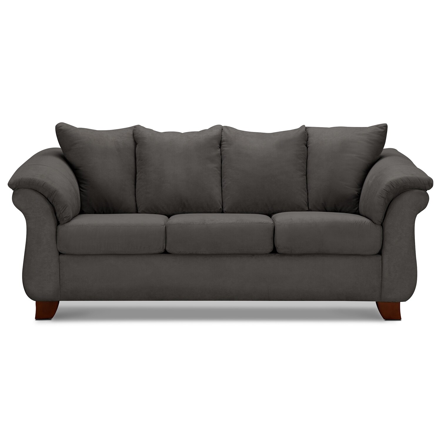Adrian Graphite Sofa Value City Furniture