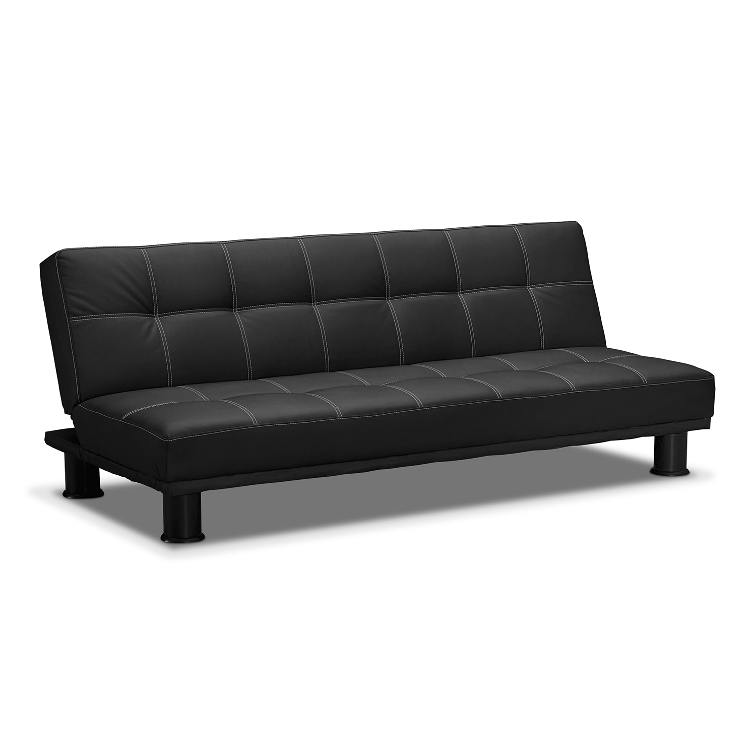 Phyllo Futon Sofa Bed Black