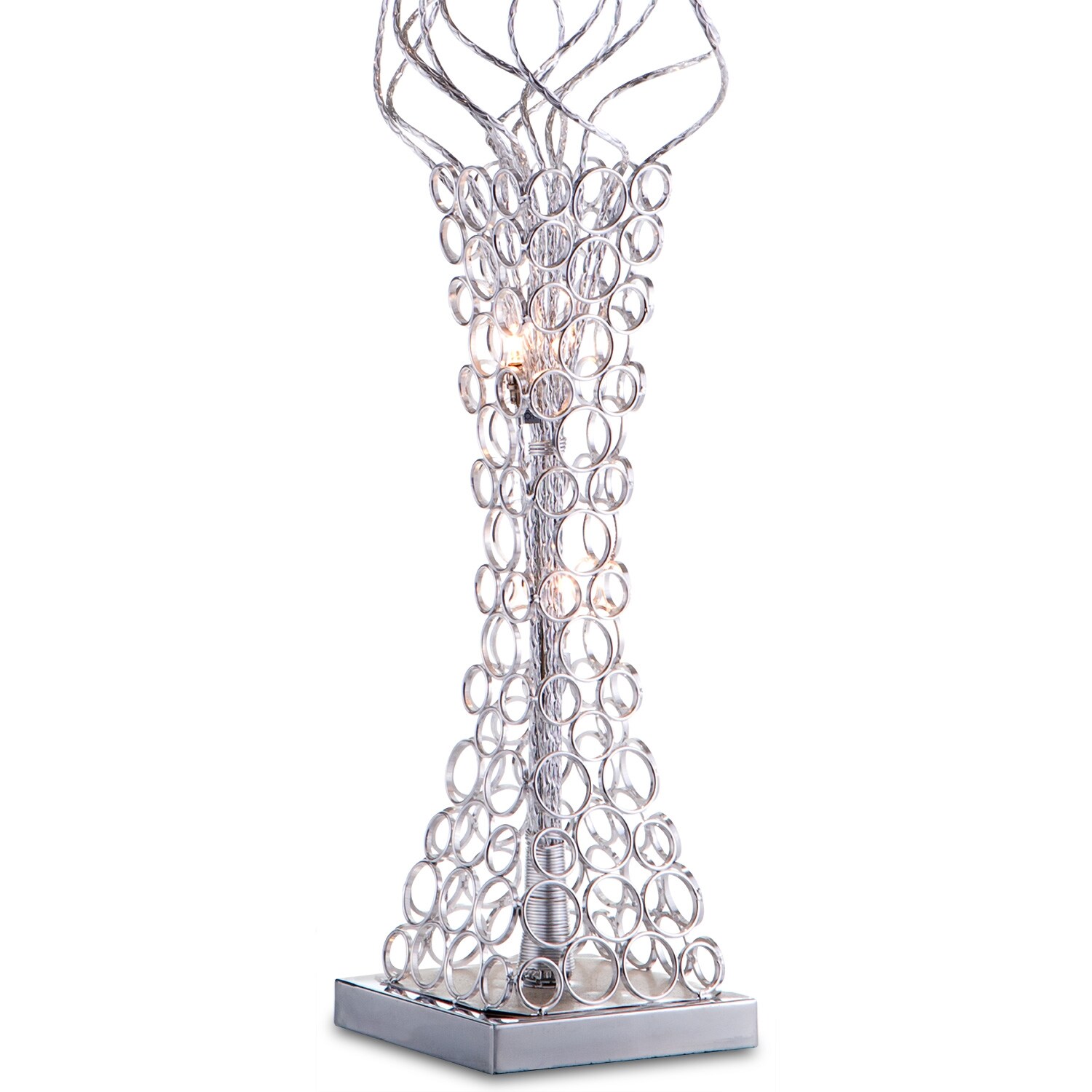 Metal Flower Table Lamp Value City Furniture