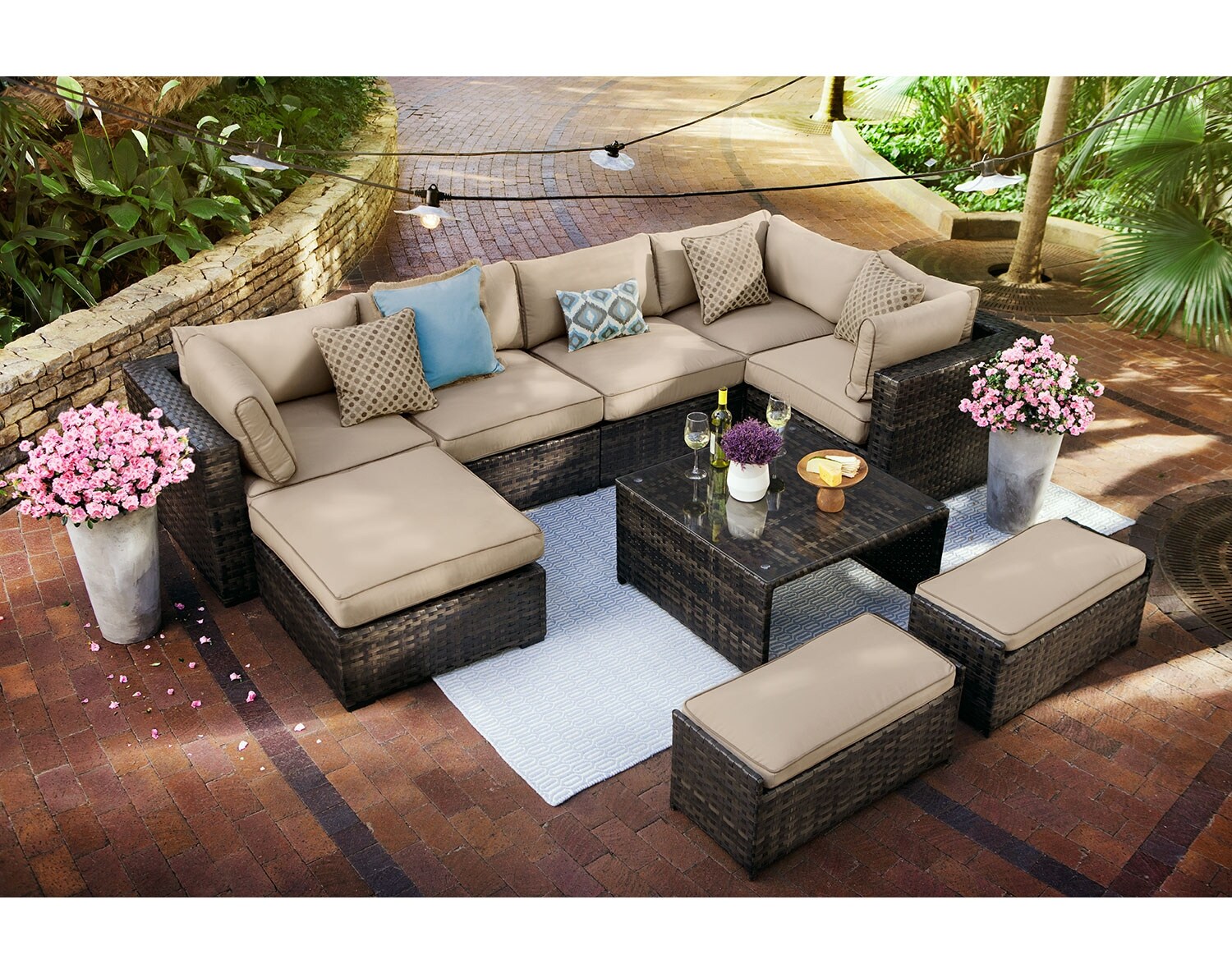 All Patio Furniture Value City The Regatta Collection Brown