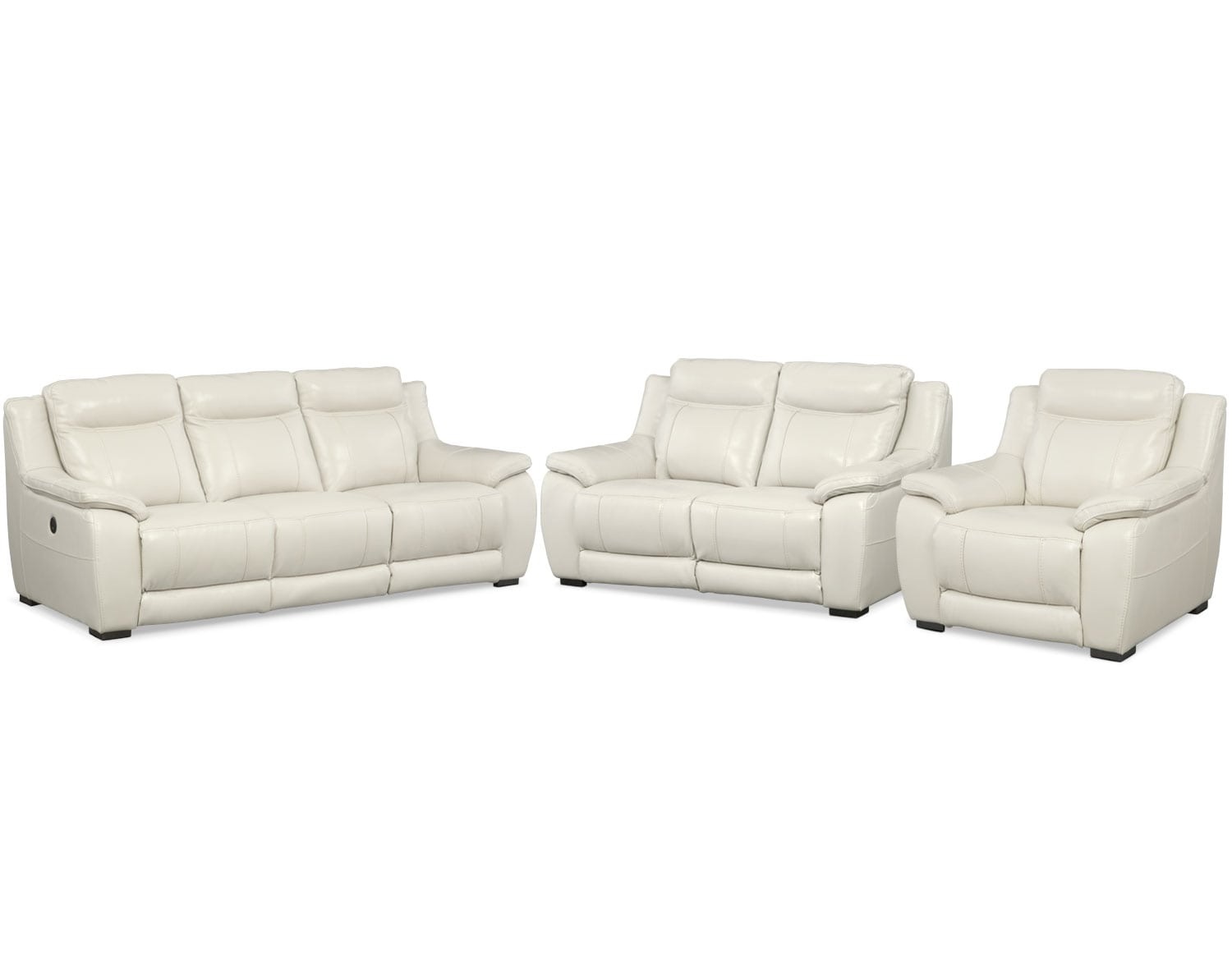 The Ivory Power Reclining Collection - Ivory