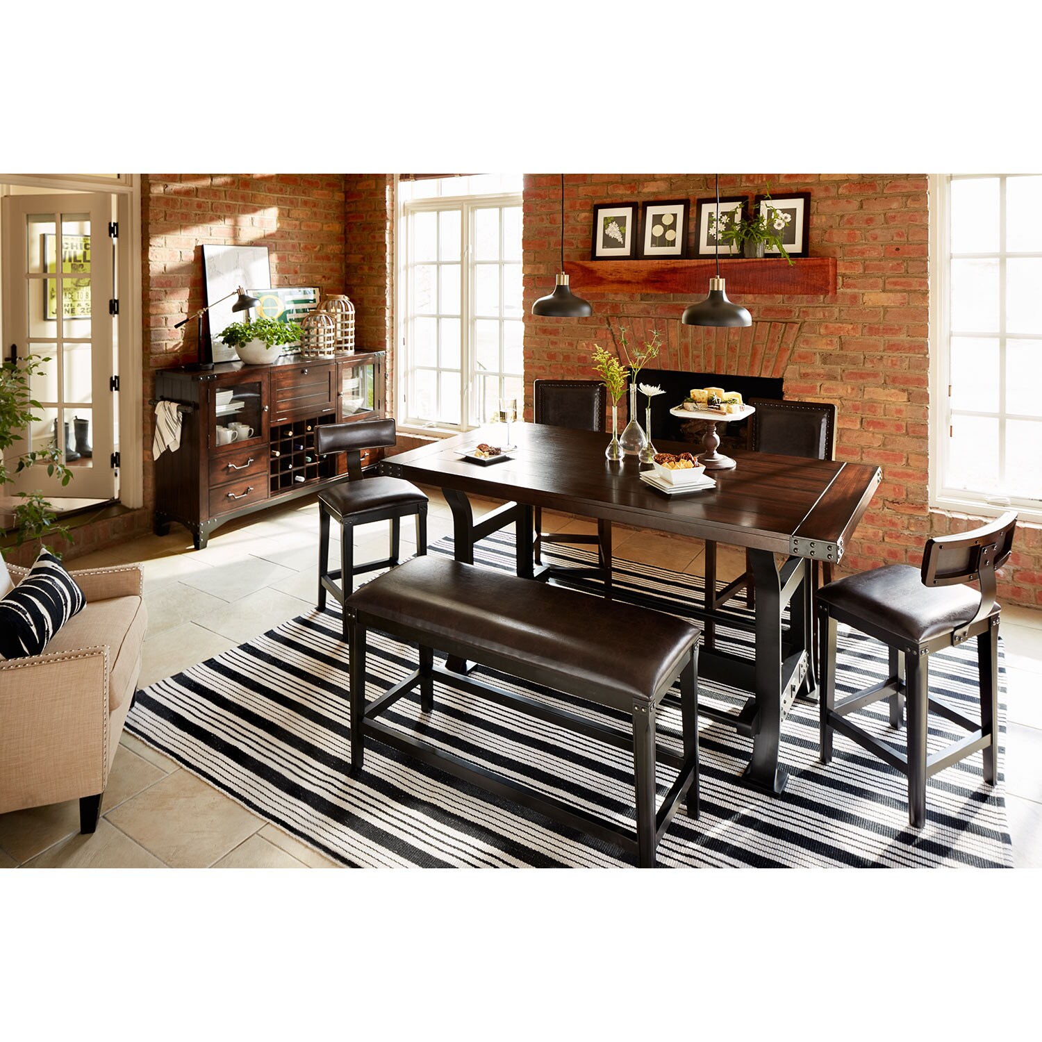 Newcastle Counter-Height Table | Value City Furniture