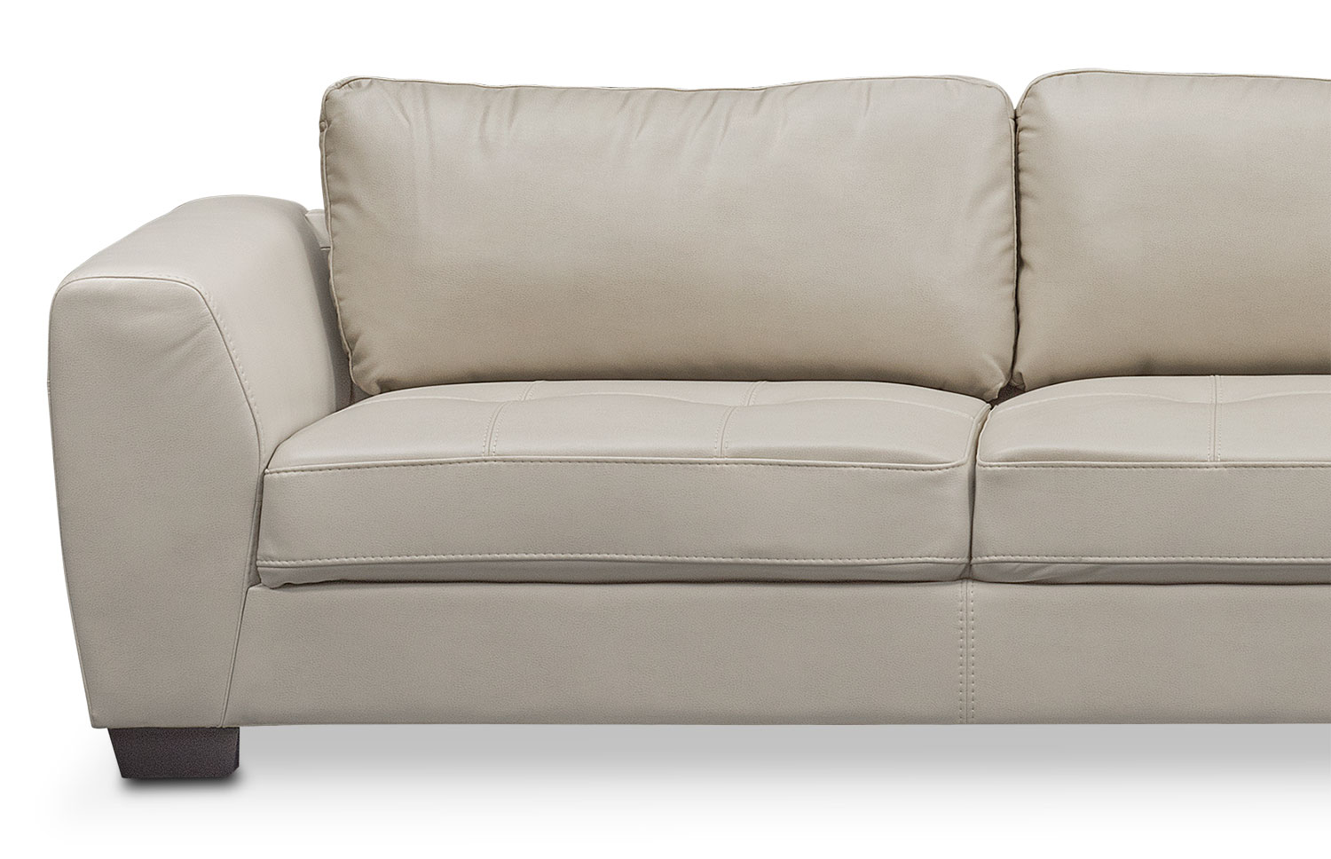 Santana 2Piece Sectional with RightFacing Chaise Ivory Value City