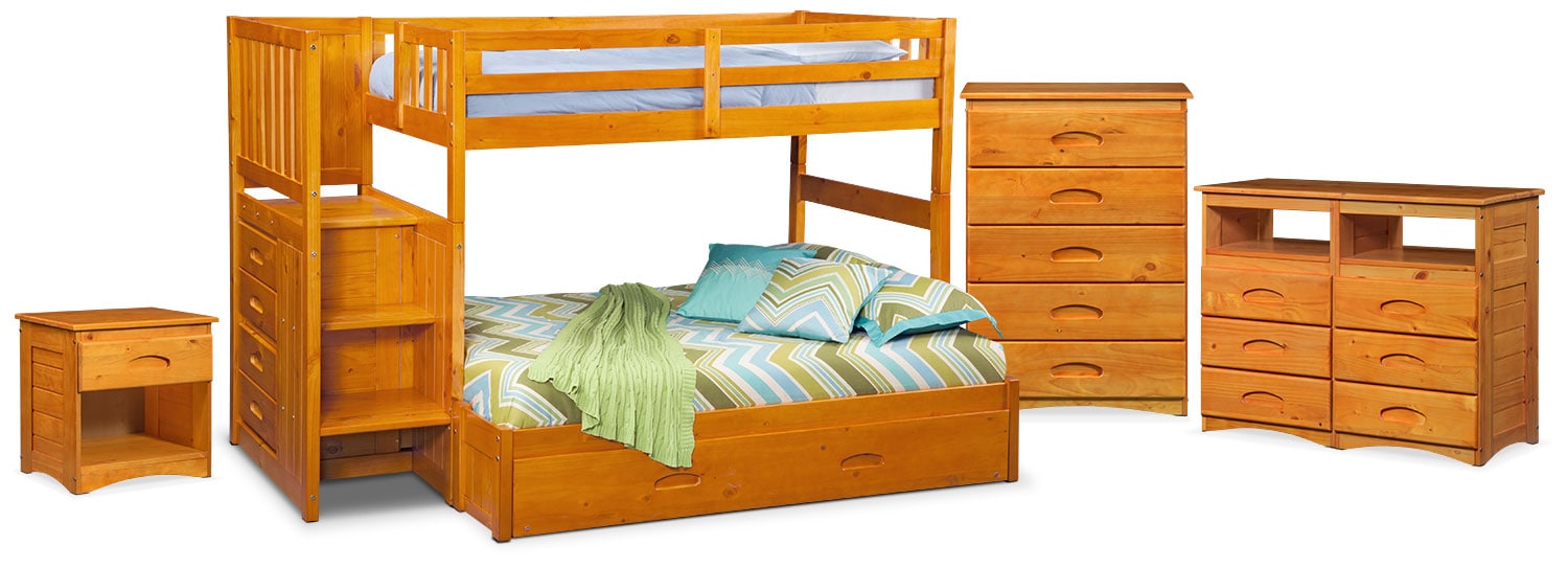 The Ranger Bunk Bed Collection - Pine