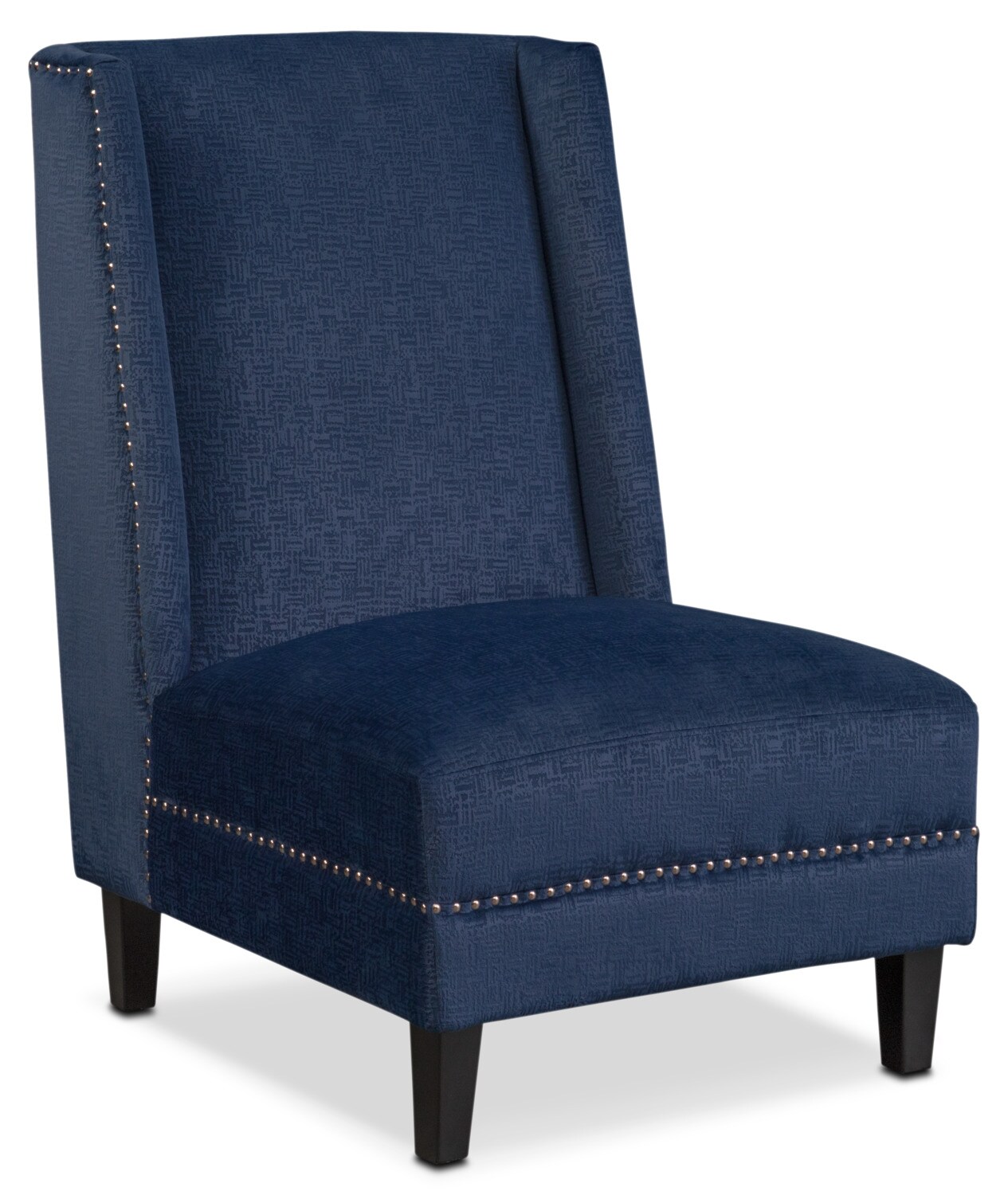 Roberto Accent Chair - Blue | Value City Furniture