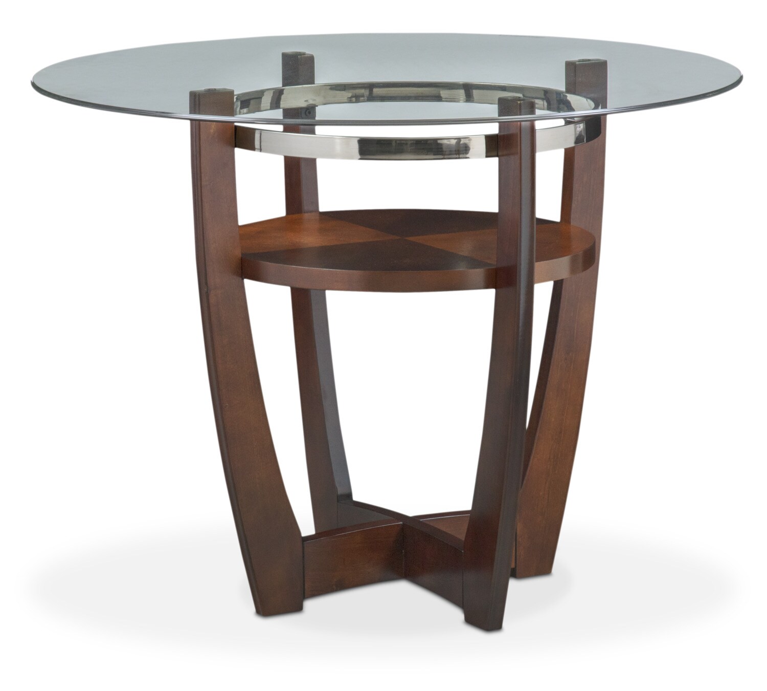 Alcove Counter-Height Table - Merlot | Value City Furniture