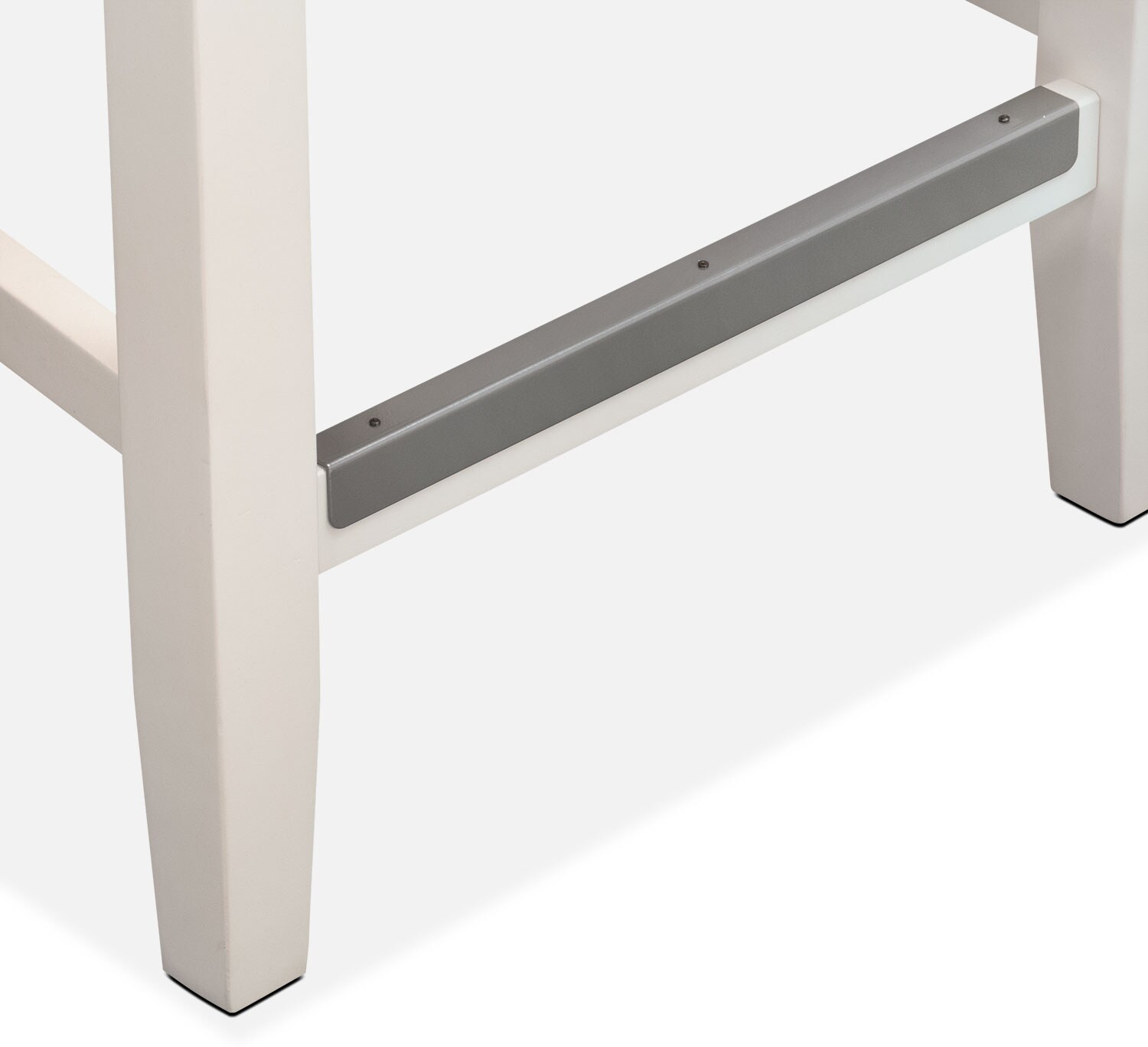 Nantucket CounterHeight Table and 4 SlatBack Chairs Maple and White