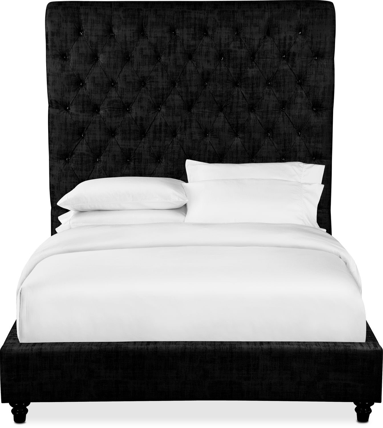 Diana Queen Upholstered Bed Black Value City Furniture - Click To Change Image diana queen upholstered bed black value city furniture - click to change image