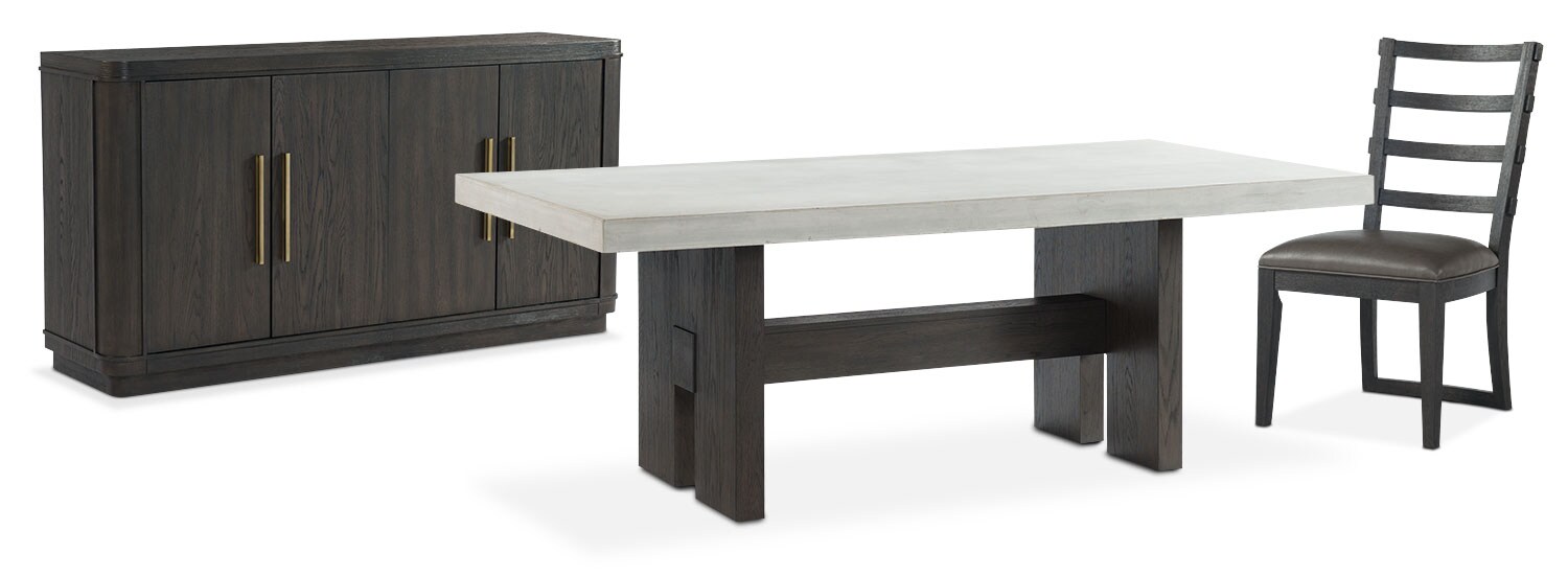 The Malibu Rectangular Dining Collection - Umber