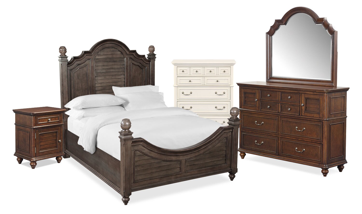 The Charleston Poster Bedroom Collection Value City Furniture