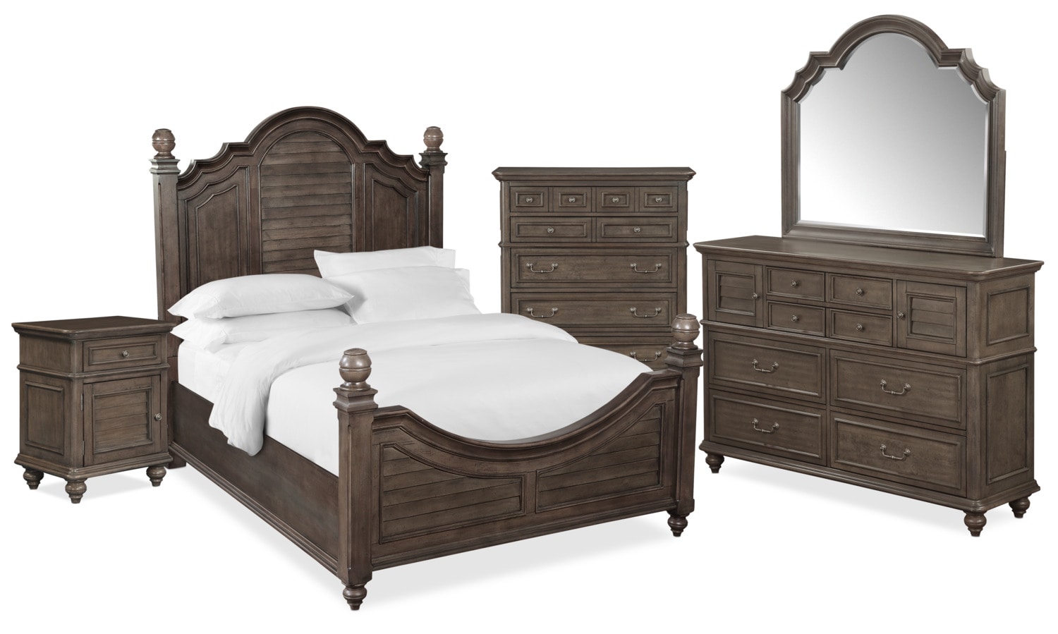 The Charleston Poster Bedroom Collection Value City Furniture