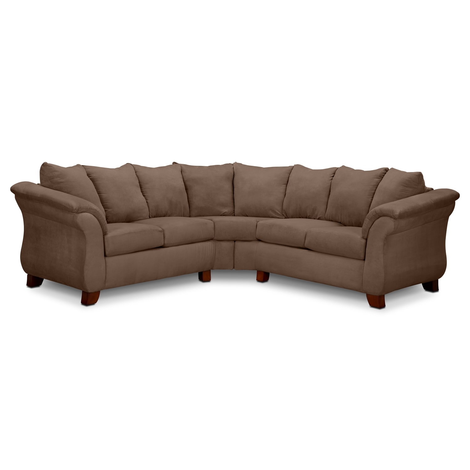 Adrian 2 Piece Sectional Value City Furniture And Mattresses Adrian 2 Piece Sectional