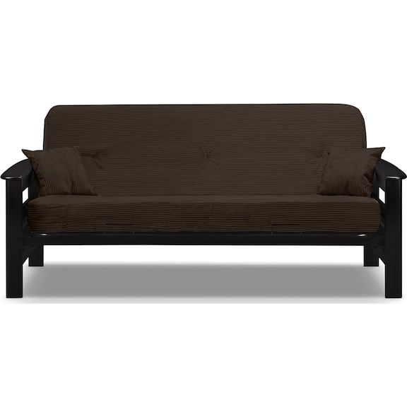 Tampa Futon Sofa Bed Brown Value City Furniture and Mattresses