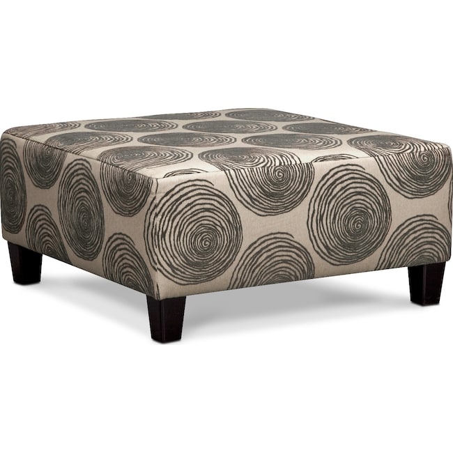 Living Room Furniture - Cordelle Cocktail Ottoman