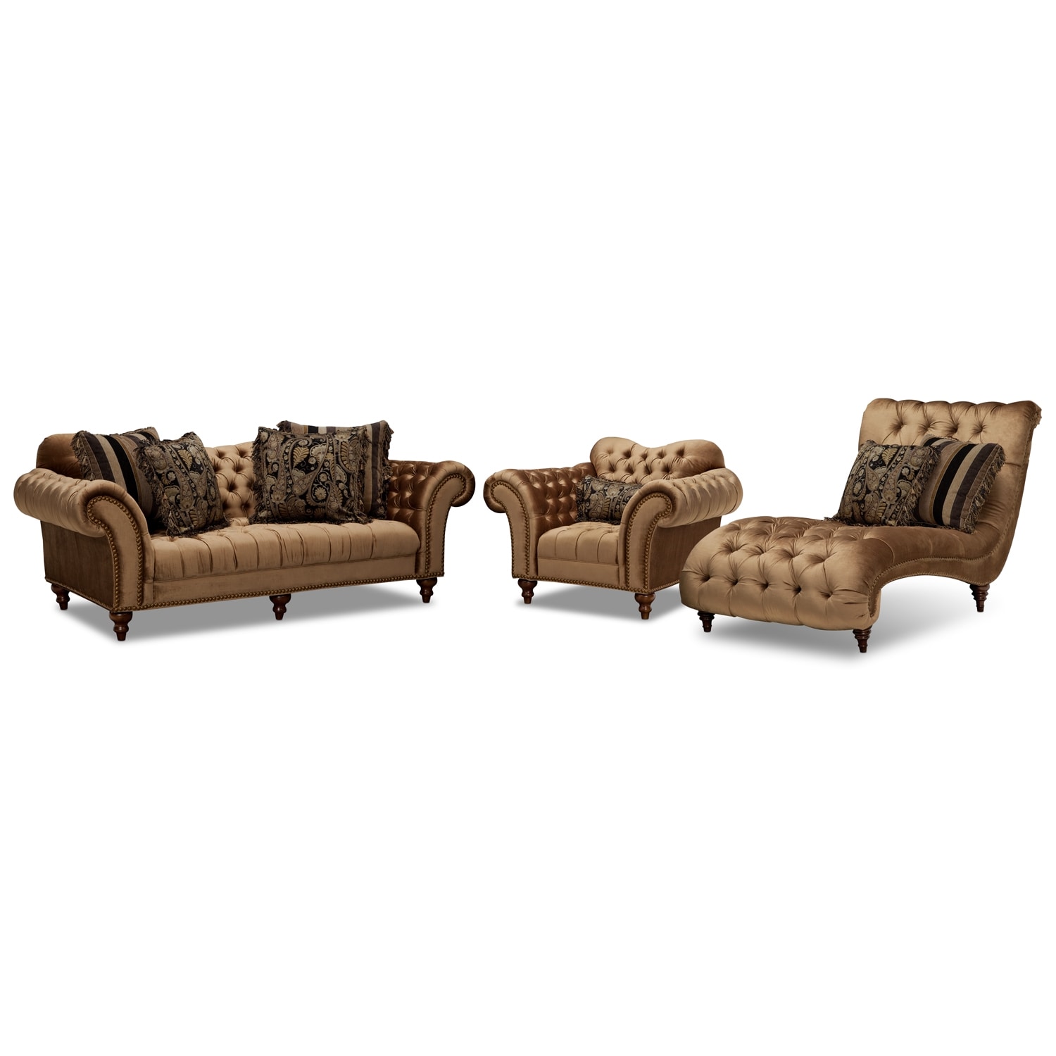 Brittney Sofa Bronze Brittney Sofa Bronze