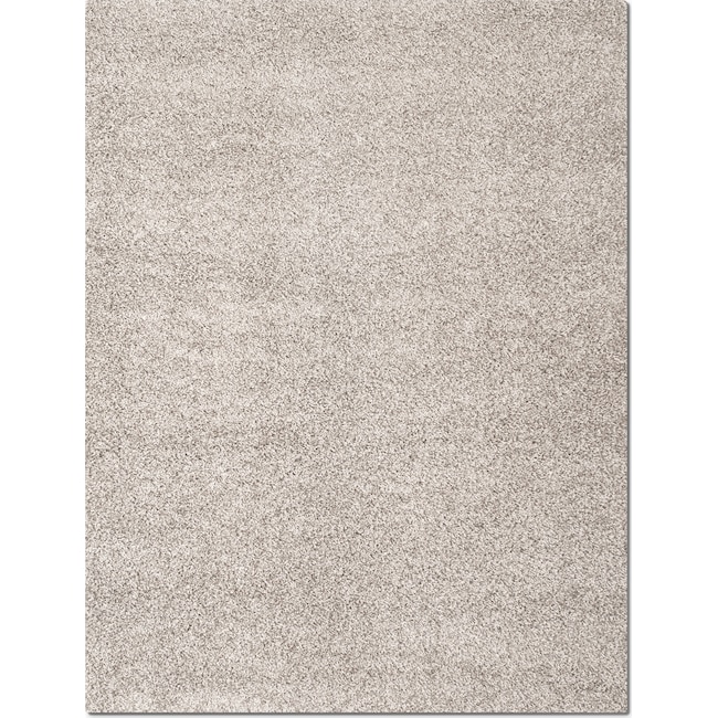 Domino Shag 8' x 10' Area Rug Gray Value City Furniture and Mattresses