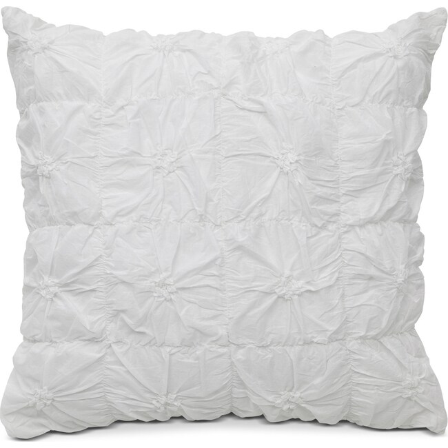 Accent and Occasional Furniture - Erin Euro Sham - White