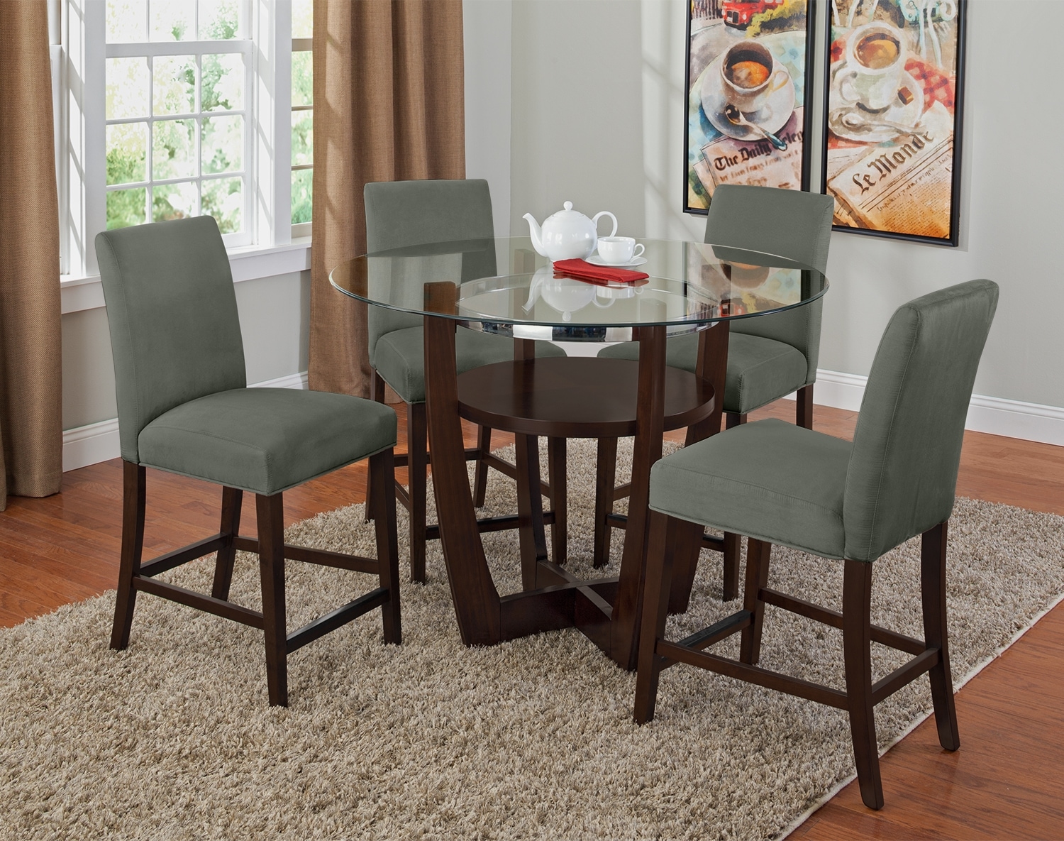 The Alcove Counter-Height Collection - Sage