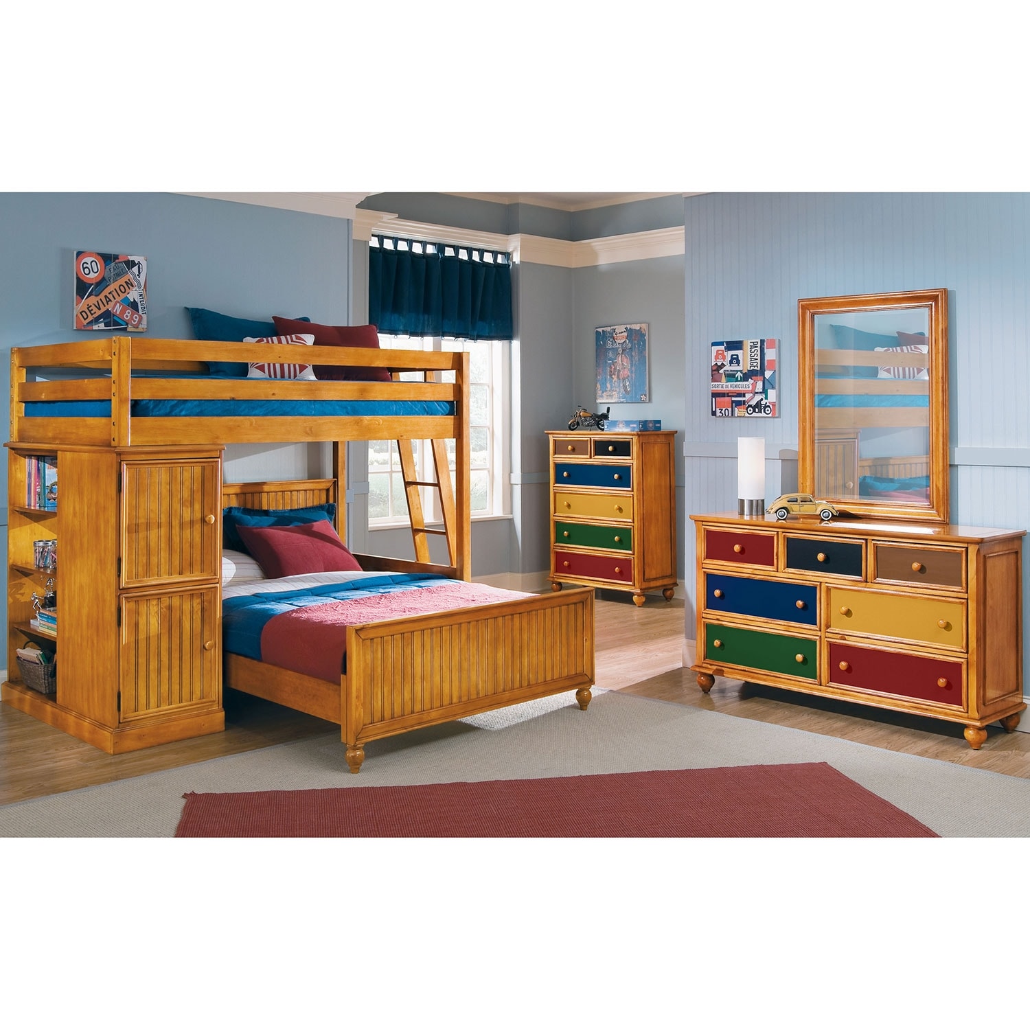 value city loft beds