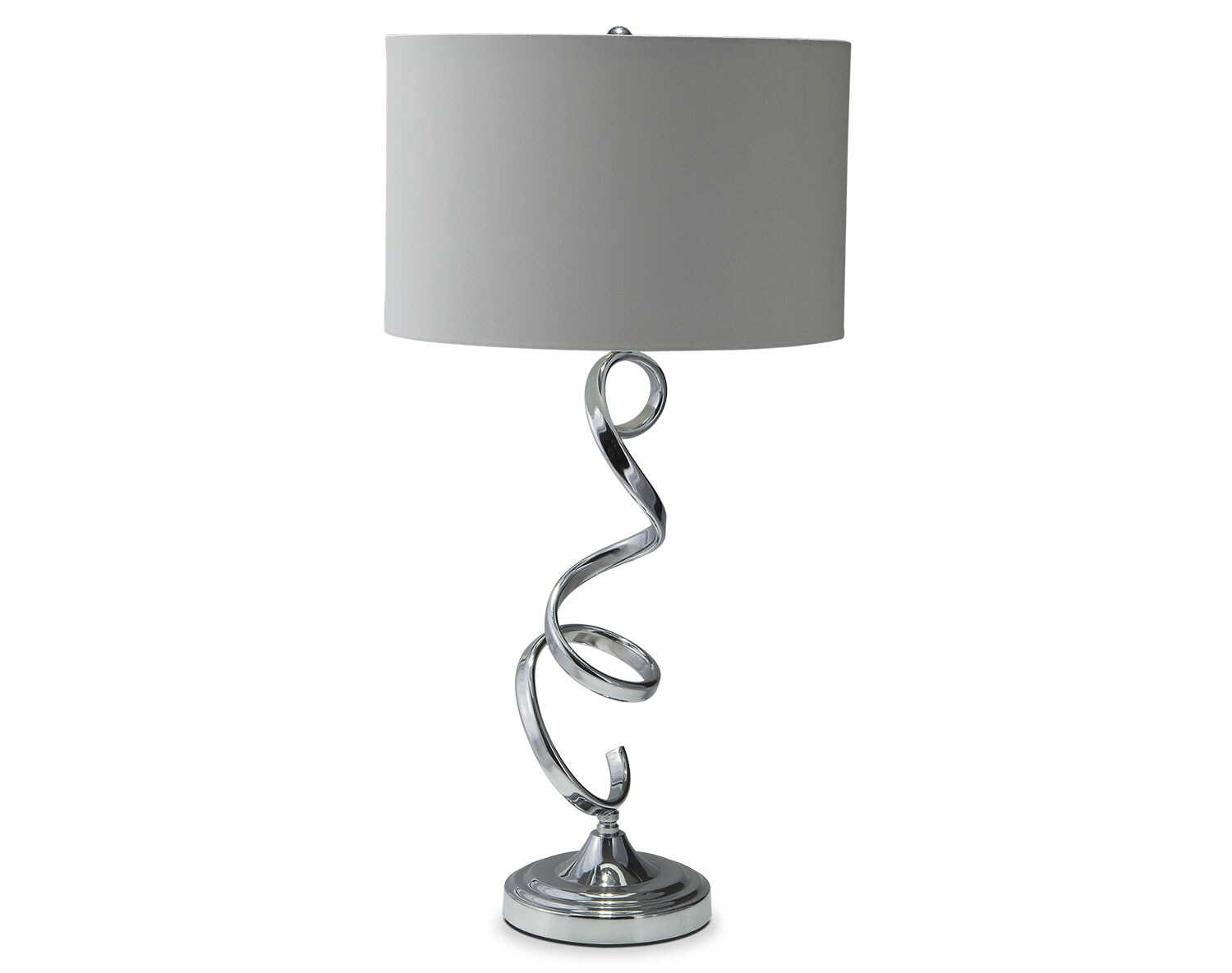 The Nickel Swirl Table Lamp Collection