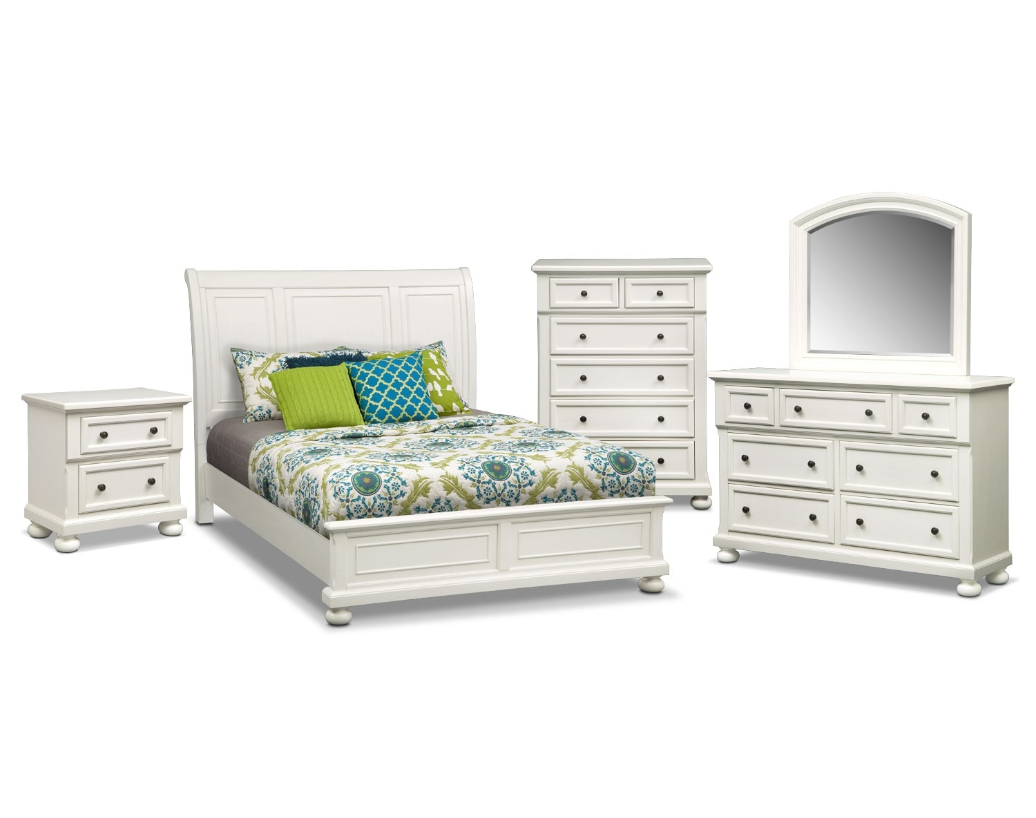 The Hanover Panel Bedroom Collection - White