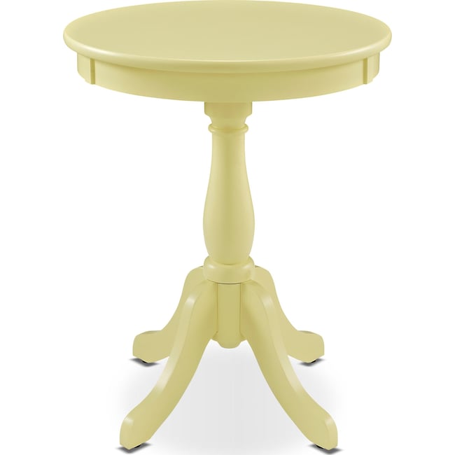 Aron Side Table Yellow Value City Furniture and Mattresses