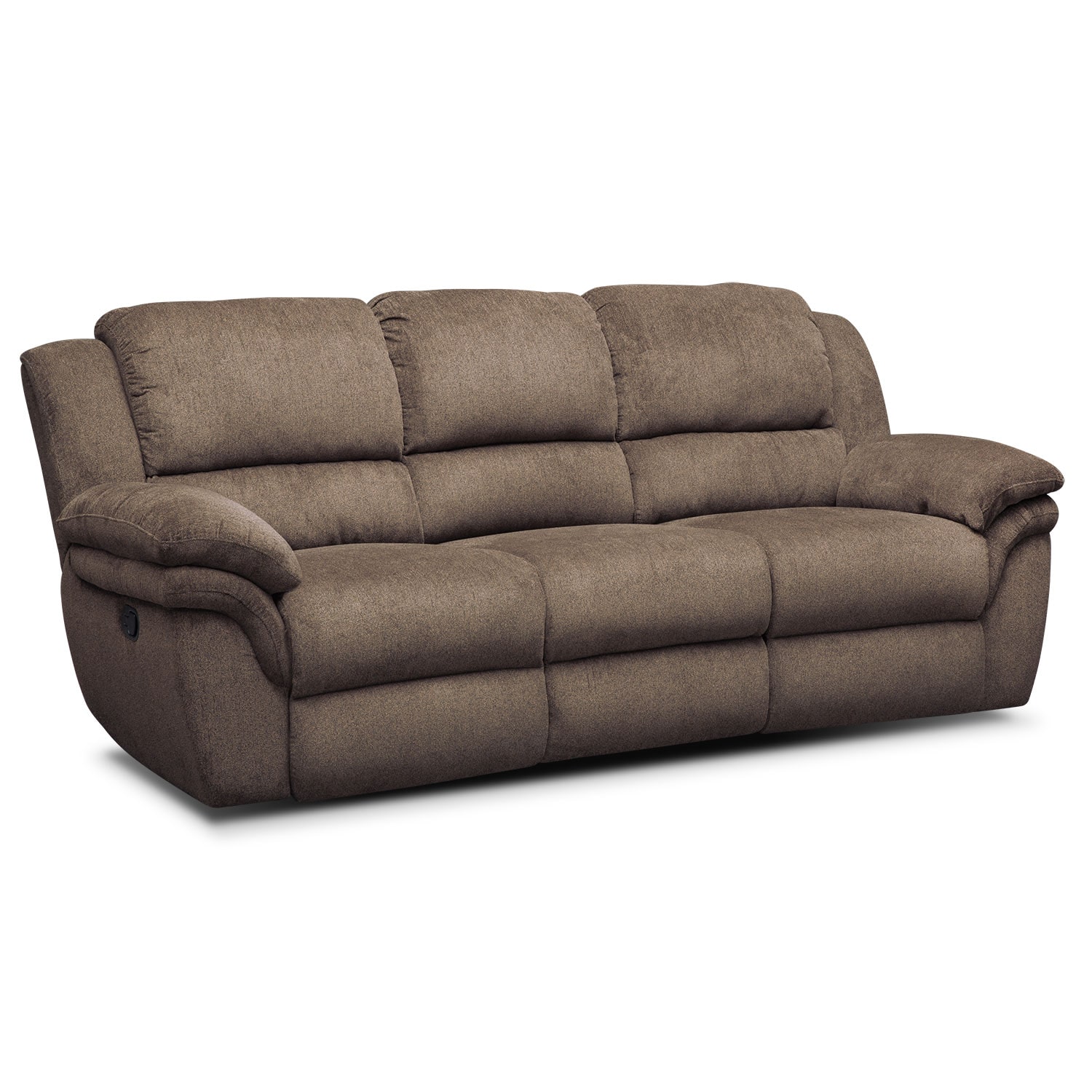 Aldo Manual Reclining Sofa Value City Furniture And Mattresses