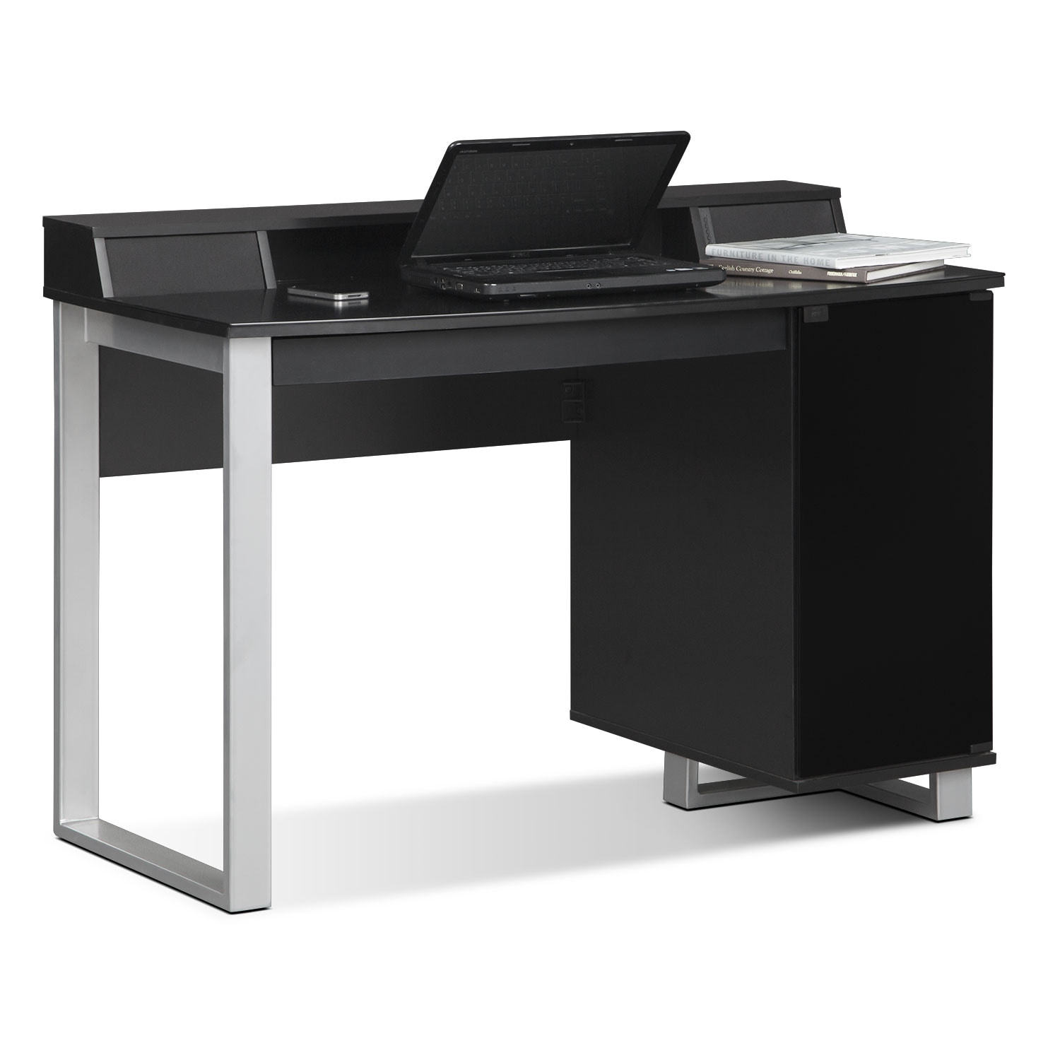 Home Office Furniture Value City And Mattresses Pacer Home Office Desk With Sound Black