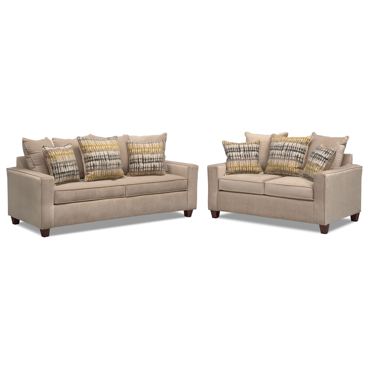 Bryden Queen Sleeper Sofa And Loveseat Set