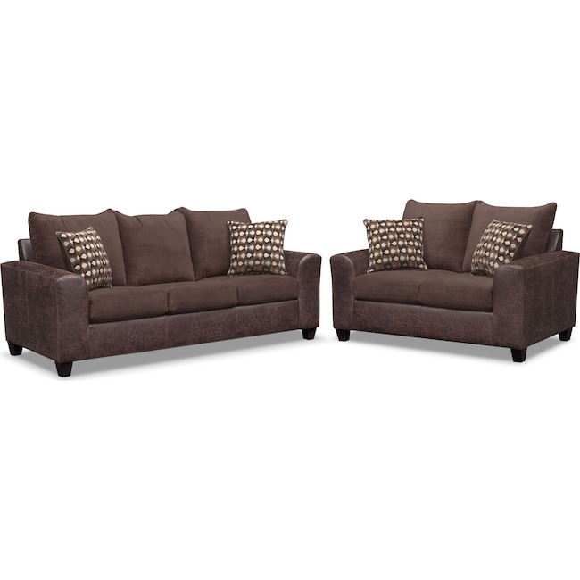 Brando Queen Sleeper Sofa And Loveseat Set