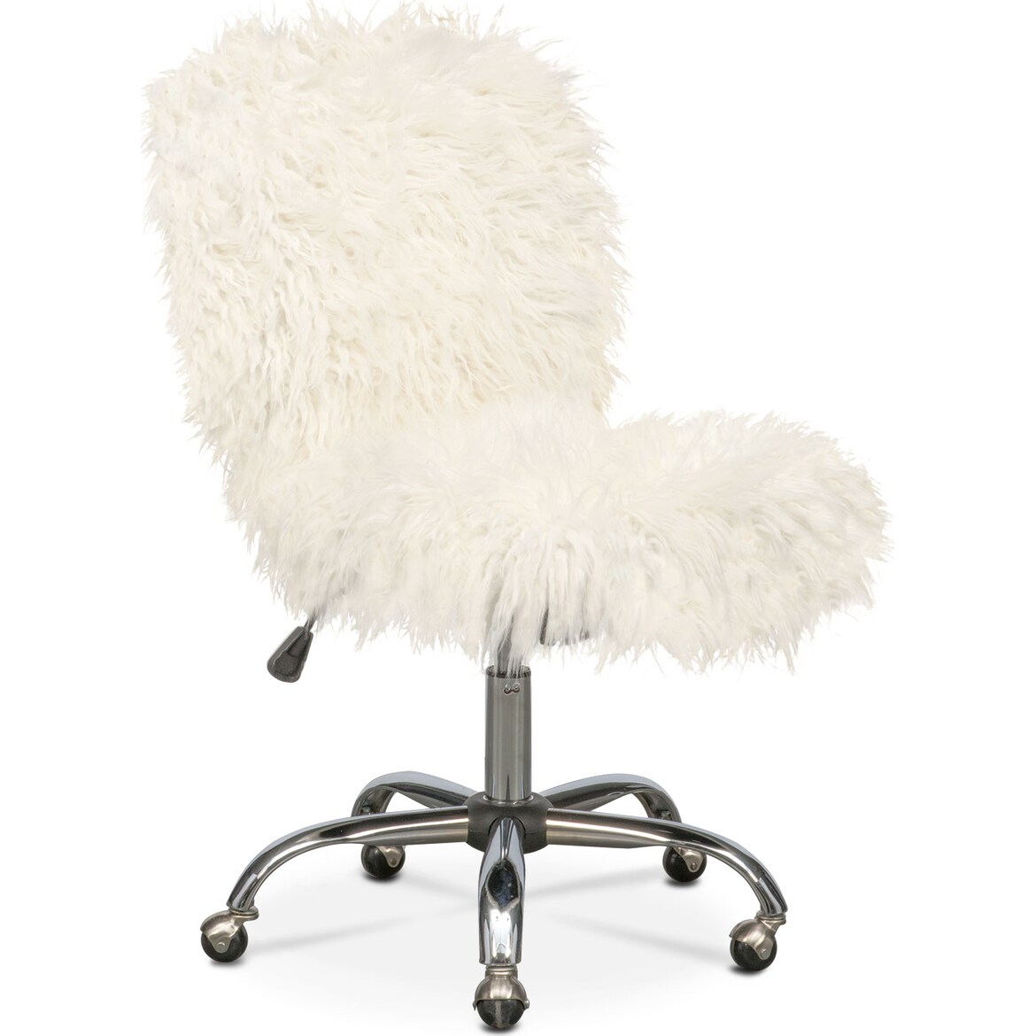 Frenzy Faux Fur Office Chair Value City Furniture and