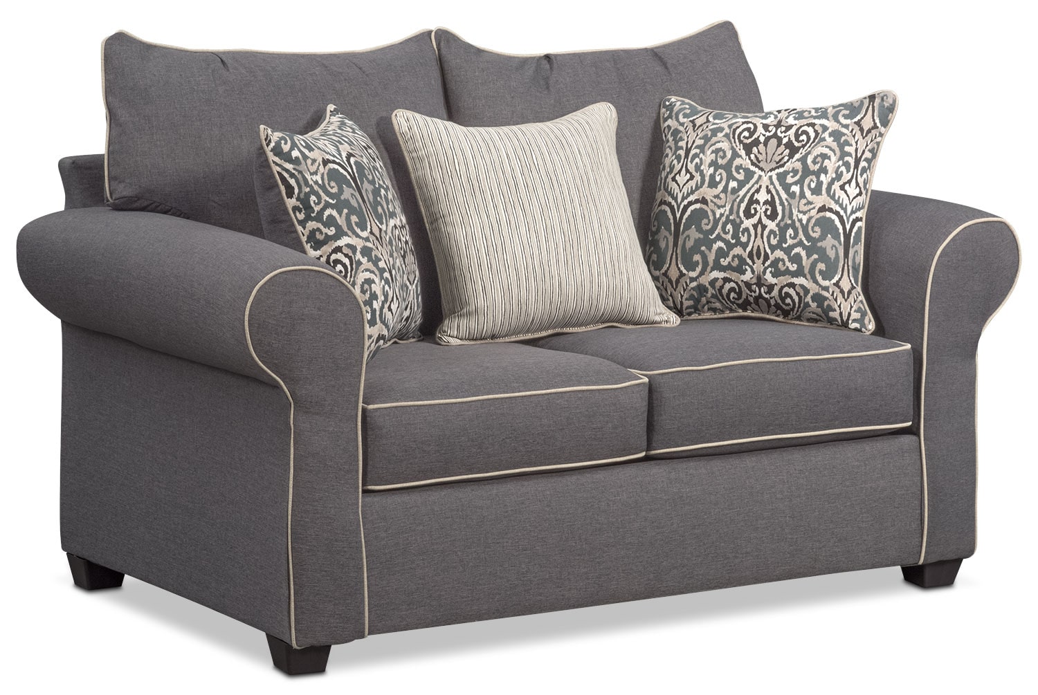 Carla Queen Innerspring Sleeper Sofa, Loveseat, and Accent Chair Set