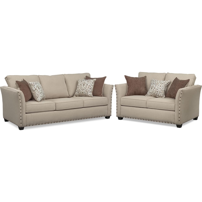 Mckenna Queen Sleeper Sofa And Loveseat Set