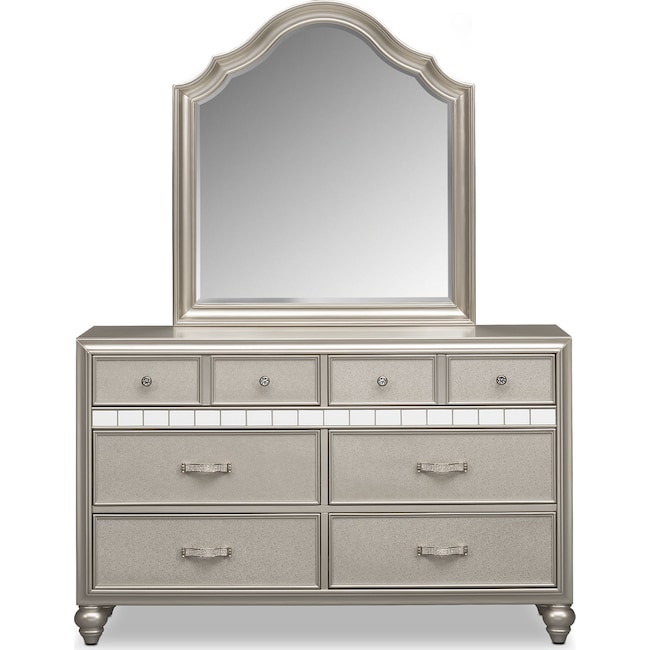Serena Dresser And Mirror Value City Furniture And Mattresses