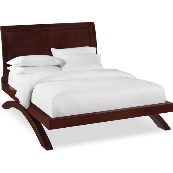 The Jaden Arch Bedroom Collection Merlot Value City Furniture