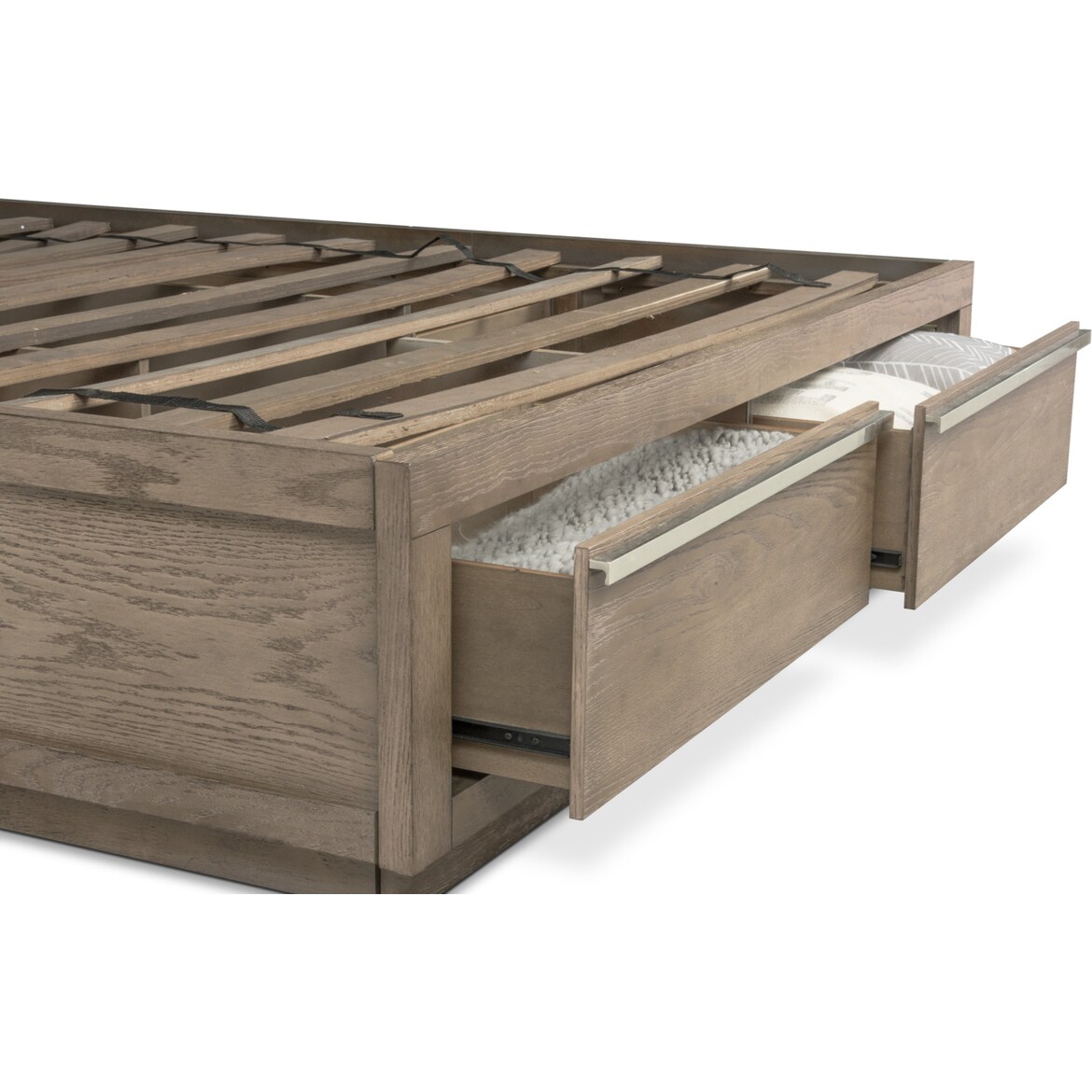 Gavin 5Piece King Storage Bedroom Set Graystone Value City