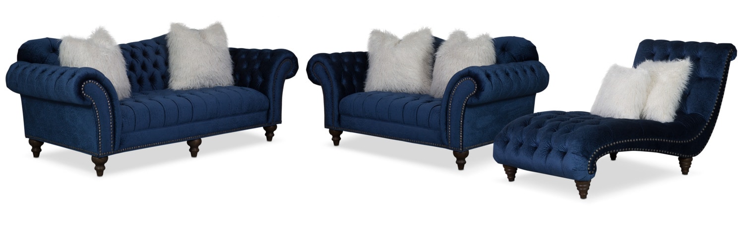 Brittney Sofa Loveseat And Chaise Set Value City Furniture Brittney Sofa Loveseat And Chaise Set