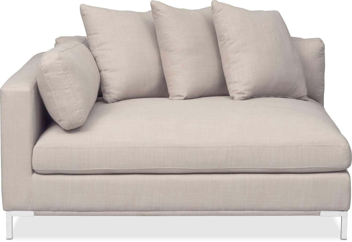Moda Corner Sofa Ivory Value City Furniture and Mattresses