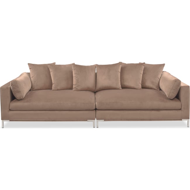 Moda 2Piece Sofa Mushroom Value City Furniture and Mattresses