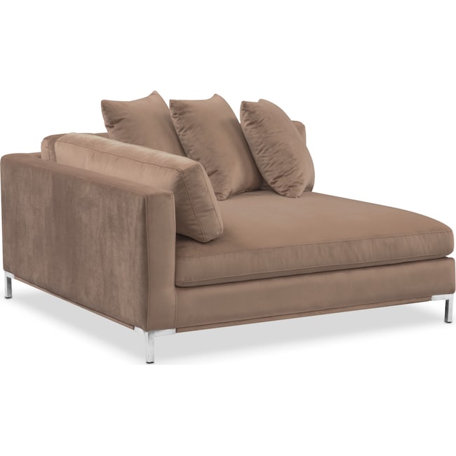 Moda Corner Sofa Mushroom Value City Furniture and Mattresses