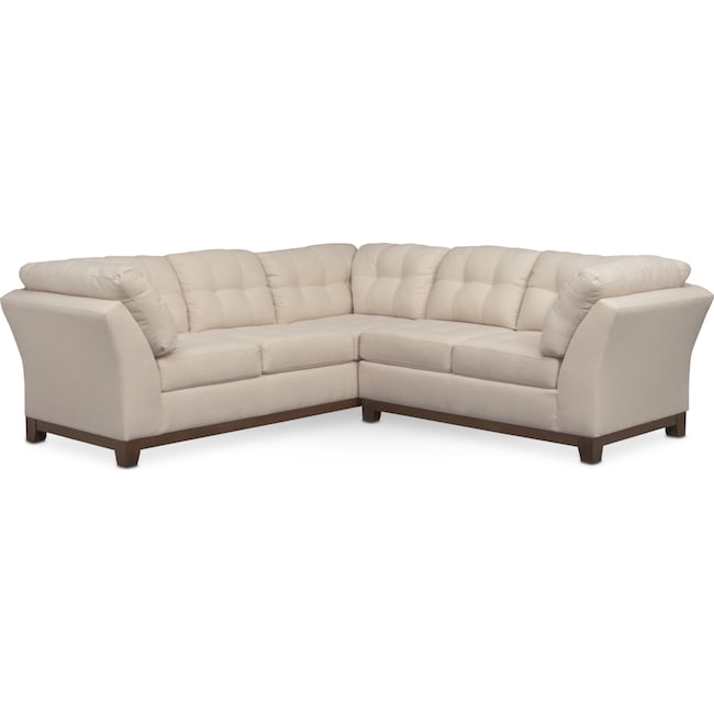 Living Room Furniture - Sebring 2-Piece Small Sectional