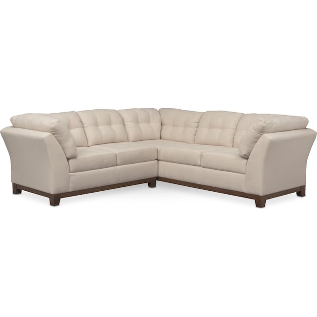 Living Room Furniture - Sebring 2-Piece Small Sectional