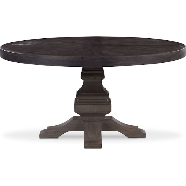 Dining Room Furniture - Lancaster Round Wood Top Table