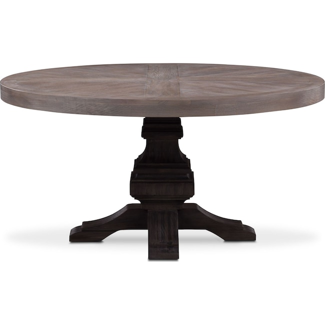 Dining Room Furniture - Lancaster Round Wood Top Table