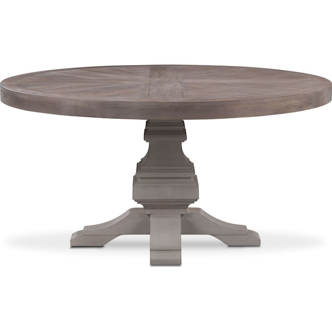 Dining Room Furniture - Lancaster Round Wood Top Table