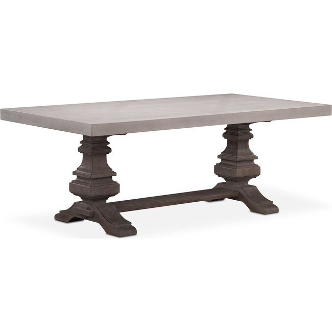 Dining Room Furniture - Lancaster 82" Wood Top Table