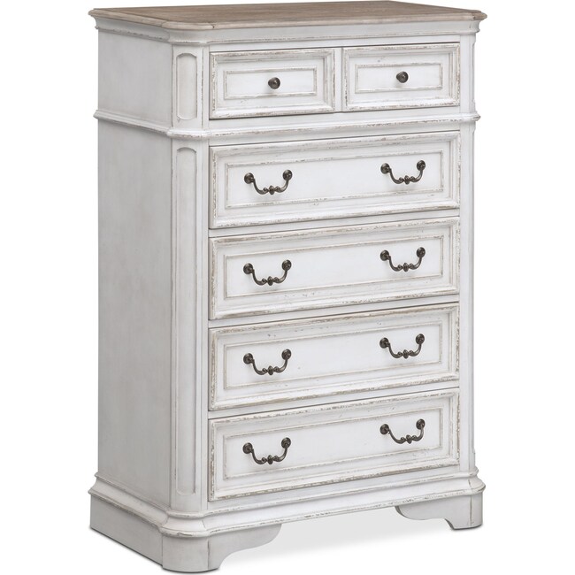 Marcelle Chest Vintage White Value City Furniture And Mattresses Bedroom Furniture Marcelle Chest Vintage White