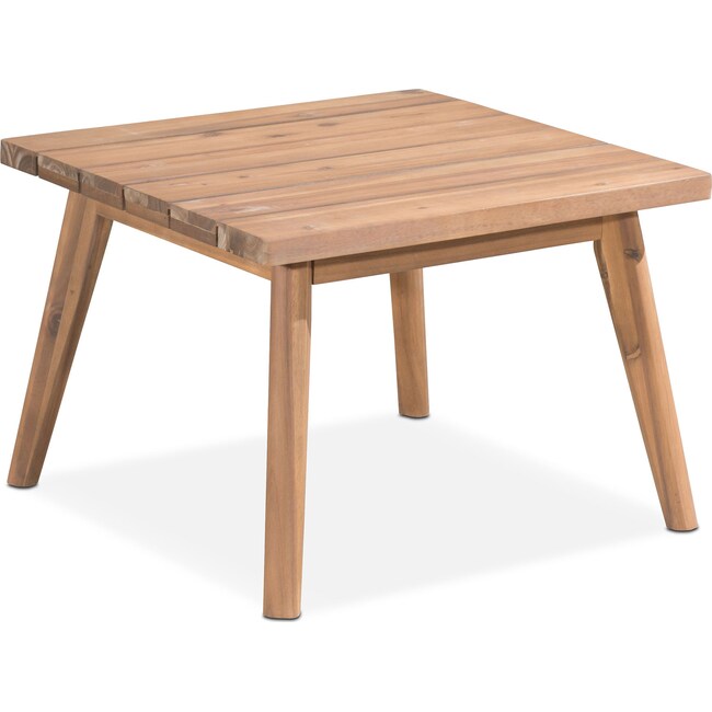 Outdoor Furniture - Peyton Outdoor End Table - Natural