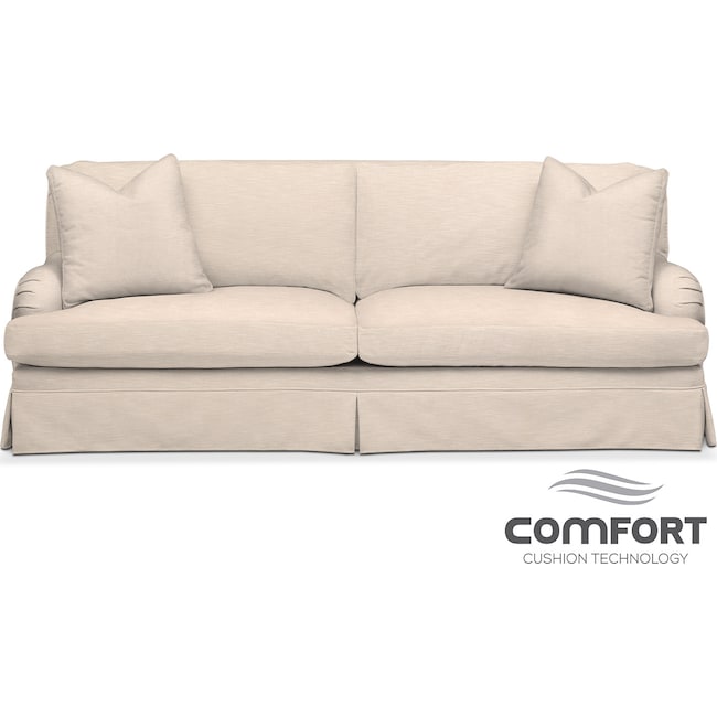 Living Room Furniture - Campbell Comfort Sofa - Buff